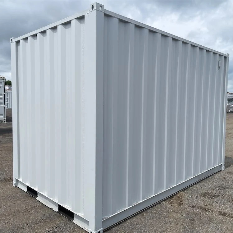 12ft Small Cubic Shipping Container with Roll-Up Door 2 12ft Container with RollupDoor Grey 2
