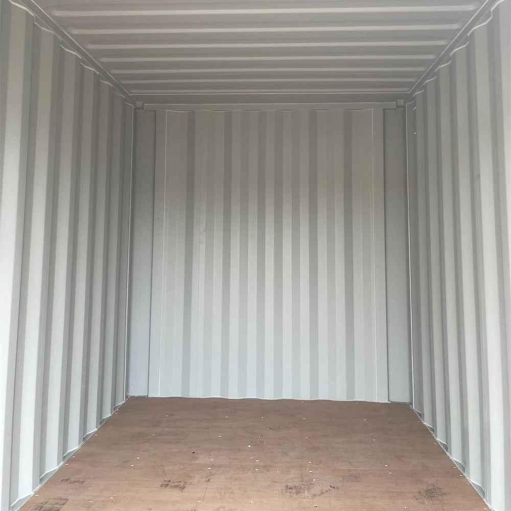 12ft Small Cubic Shipping Container with Roll-Up Door 6 12ft Container with RollupDoor Grey 6