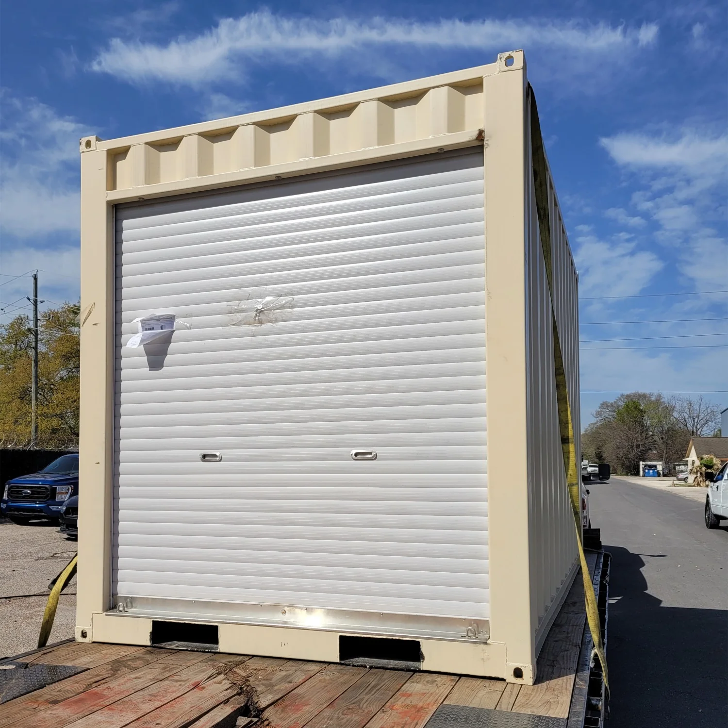 12ft Small Cubic Shipping Container with Roll-Up Door 9 12ft Shipping Container Rollup Door 1