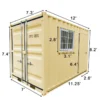 12ft Small Cubic Shipping Container