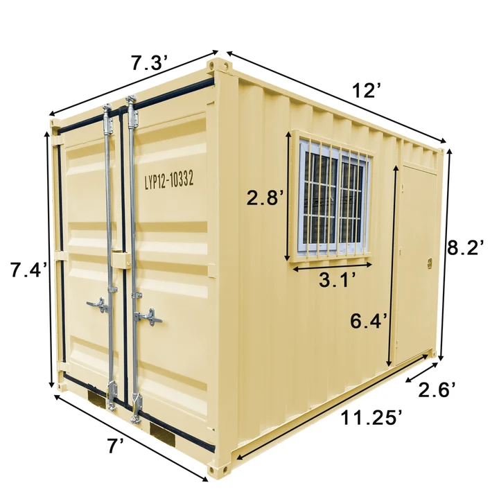 12ft Small Cubic Shipping Container 1 12ft Small Cubic Shipping Container
