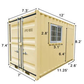 12ft shipping containers