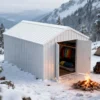 12ftx20ft KJ metal garage shed 1
