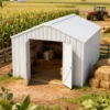 12ftx20ft KJ metal garage shed 2