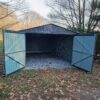 13ftx20ft plus upgraded metal garage shed for outdoor storage