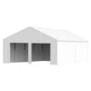 23' x 22' Heavy-Duty Steel Double Garage Barn Shed