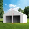 23x22ft heavy duty steel double garage barn shed 3