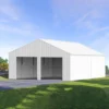 23x22ft heavy duty steel double garage barn shed 4