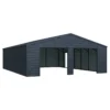 25 x33 Double Garage Metal Shed with Side Door 4