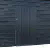 25 x33 Double Garage Metal Shed with Side Door 7