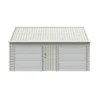 30 x 33 double garage metal shed with side entry door 4