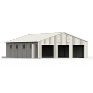 35' x 40' Three Car Garage Shed