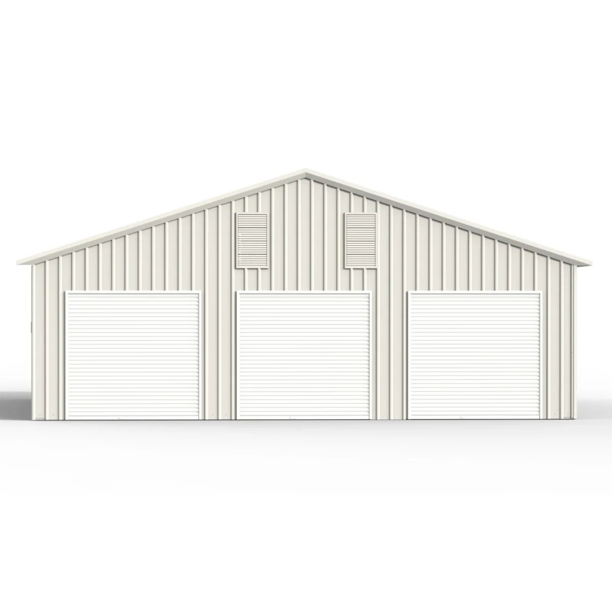 35' x 40' Three Car Garage Shed with Side Entry Door & Windows 3 35 x 40 three car garage shed with side entry door windows 3