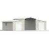 40 x 20 raised center aisle barn 2