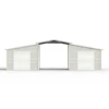 40 x 20 raised center aisle barn 3
