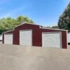 42ftx30ft heavy duty metal garage shed red 3