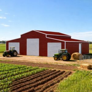 42' x 30' Heavy-Duty Metal Garage Shed for Sale