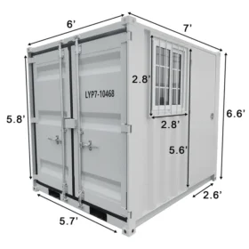 7ft shipping containers