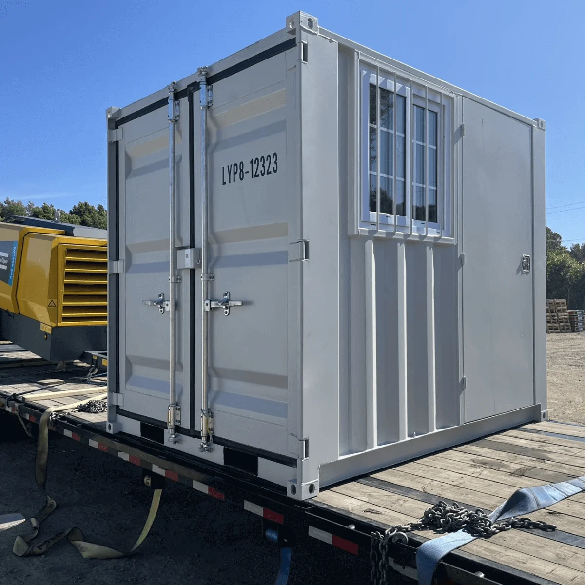 8ft Small Cubic Shipping Container 2 8ft Cubic Container grey 3