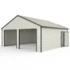 23' x 22' Double Garage Metal Shed for Sale