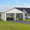 23' x 22' Double Garage Metal Shed for Sale