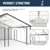 DBB large Metal Shed frame 1