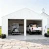 K452545ftx25ftMetalGarage white 4
