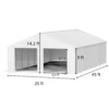 K452545ftx25ftMetalGarage white 6