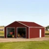 25' x 45' Reinforced Steel Garage Barn Shed