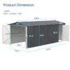 Metal Storage Shed 13 x20ft 10