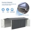 Metal Storage Shed 13 x20ft 12