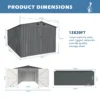 Metal Storage Shed 13 x20ft 15