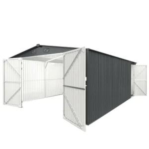 13'x20' Metal Shed with Double Front Doors