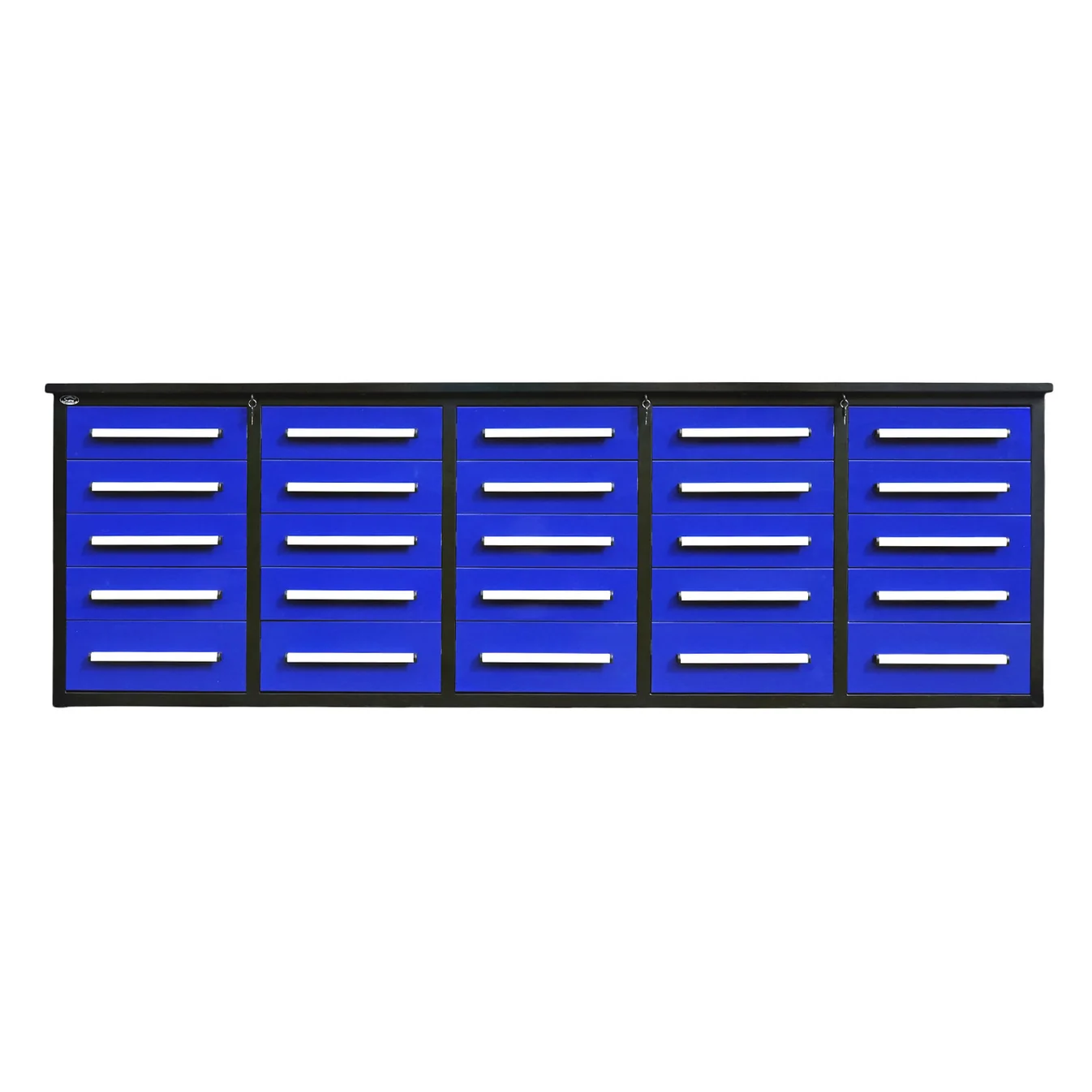 10 ft Heavy Duty Workbench with 25 Drawers 2 10 ft work bench with 25 drawers blue 1