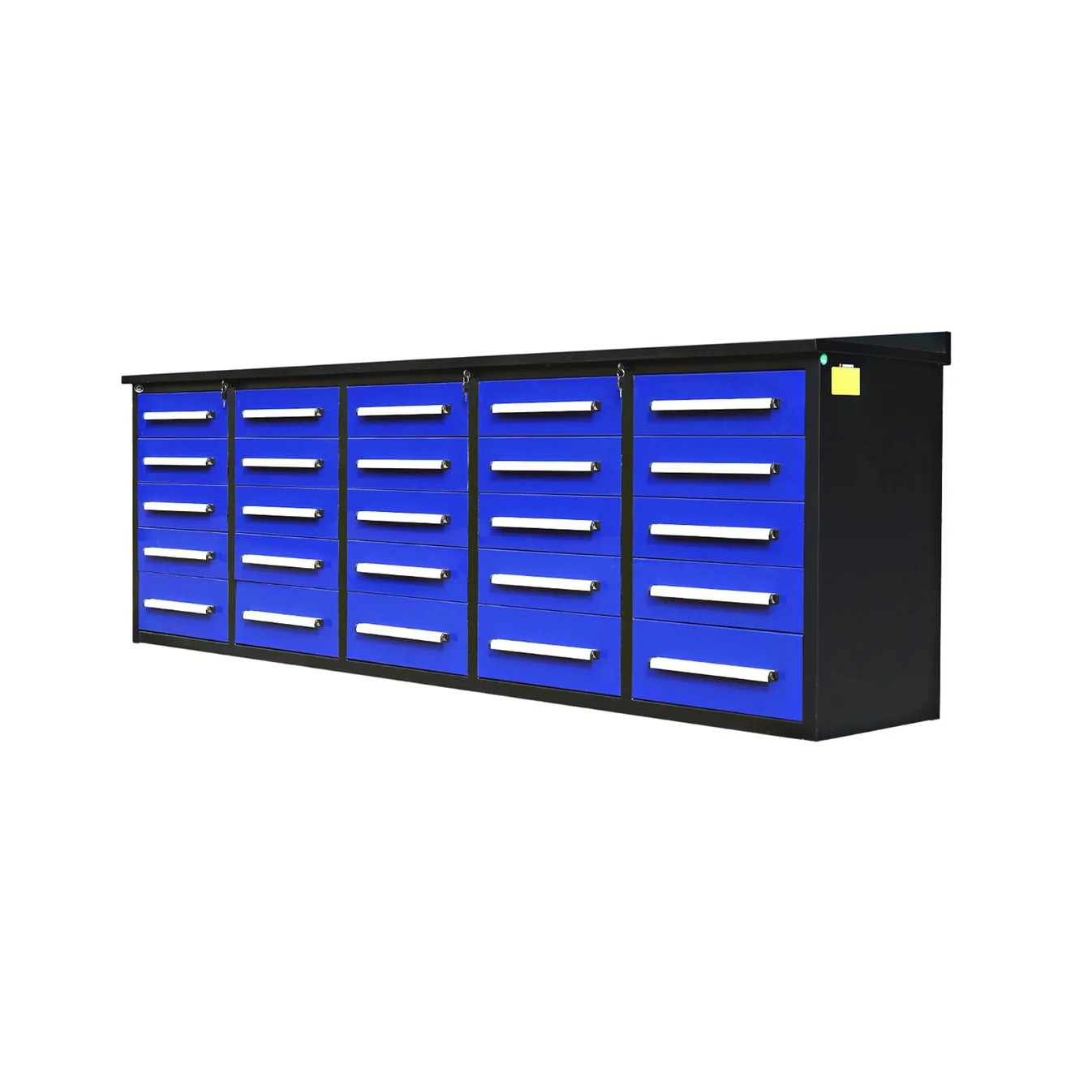 10 ft Heavy Duty Workbench with 25 Drawers 17 10 ft work bench with 25 drawers blue 2