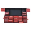10 ft work bench with 40 drawers red 5