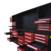 10 ft work bench with 40 drawers red 6