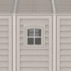 10.5x31 ft Vinyl Garage, Vinyl Storage Shed with Foundation, 2 Windows & Side Doors 21 10.5x23 ft Vinyl Garage Shed 15326 011 1