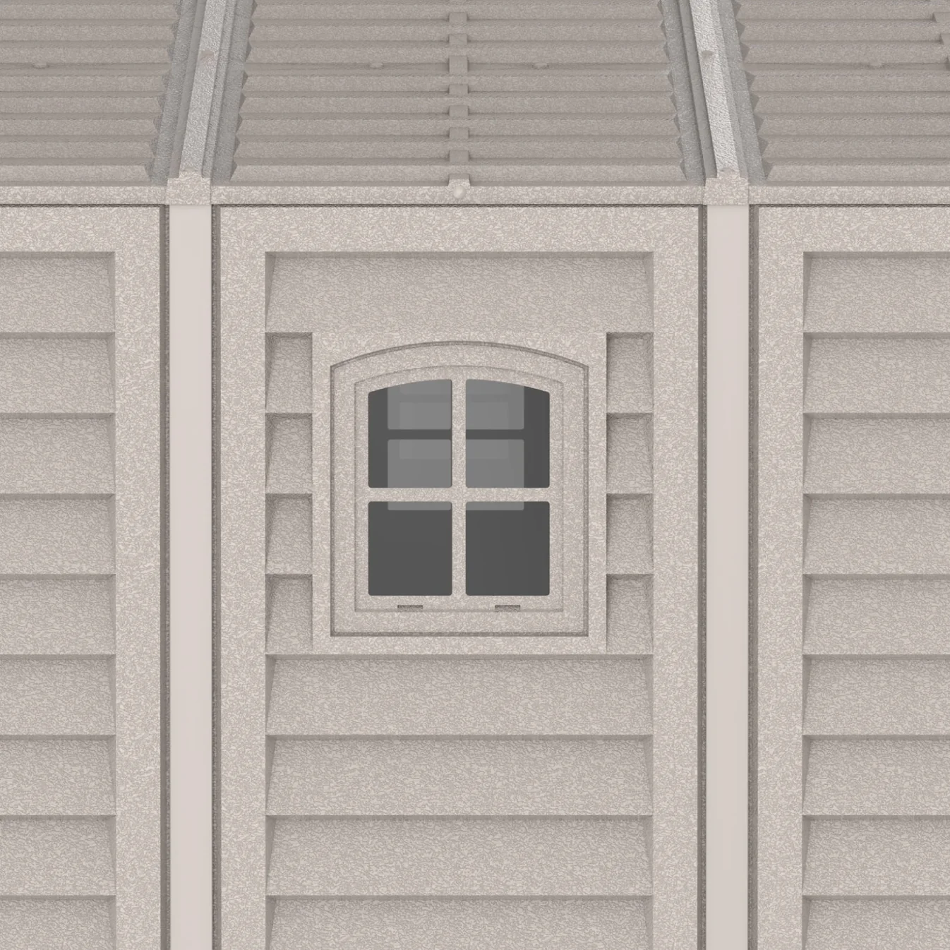 10.5x31 ft Vinyl Garage, Vinyl Storage Shed with Foundation, 2 Windows & Side Doors 9 10.5x23 ft Vinyl Garage Shed 15326 011 1