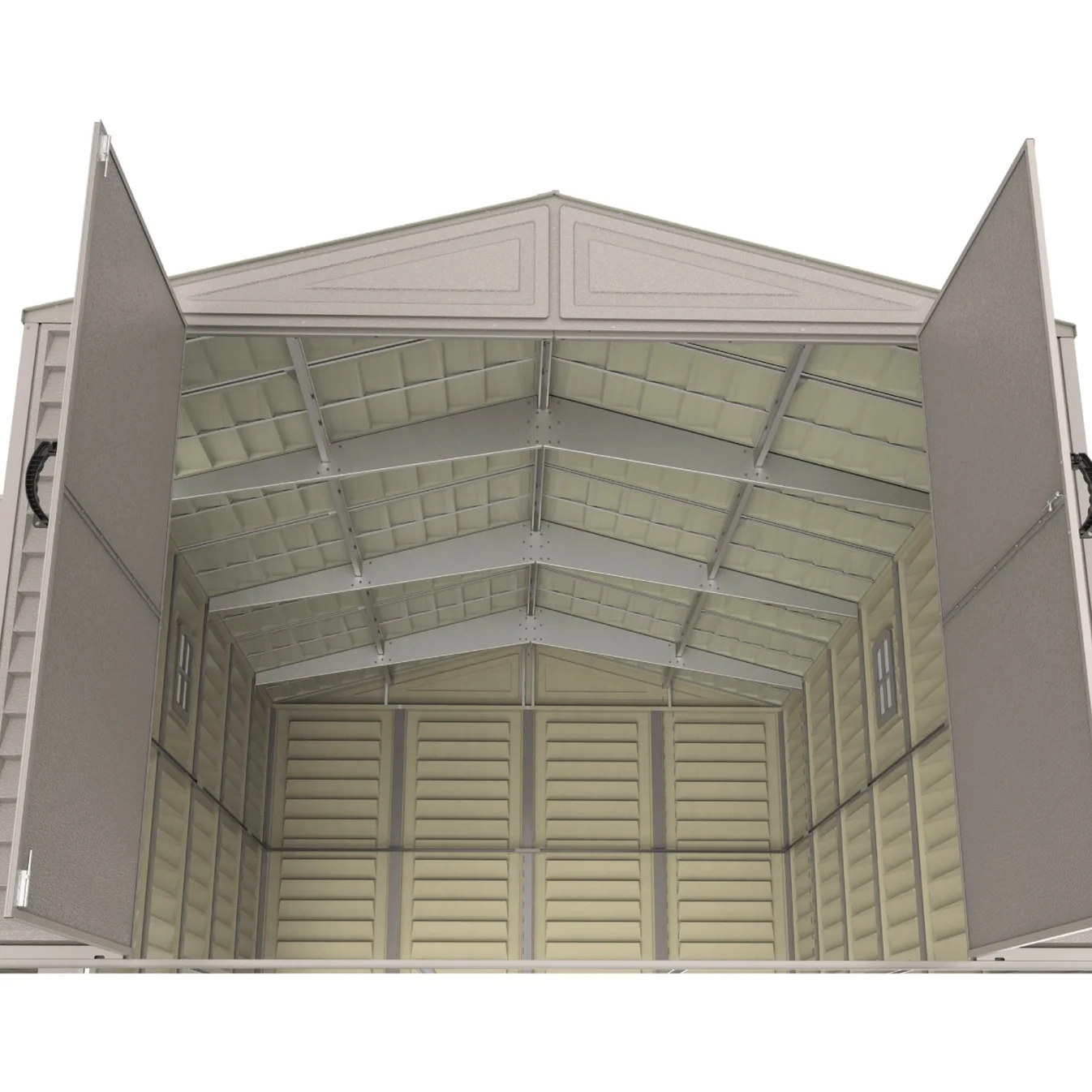 10.5x31 ft Vinyl Garage, Vinyl Storage Shed with Foundation, 2 Windows & Side Doors 12 10.5x23 ft Vinyl Garage Shed 15326 07 f1624c28 36f0 44f5 819b 57433bcd2b30