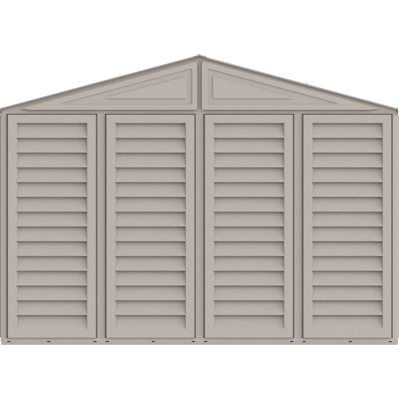 10.5x31 ft Vinyl Garage, Vinyl Storage Shed with Foundation, 2 Windows & Side Doors 11 10.5x23 ft Vinyl Garage Shed 15326 09 1