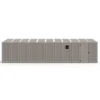 10.5x31 ft Vinyl Garage, Vinyl Storage Shed with Foundation, 2 Windows & Side Doors 15 10.5x31 ft Vinyl Garage 15626 04