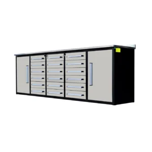 10ft Garage Storage Cabinet with 18 Drawers
