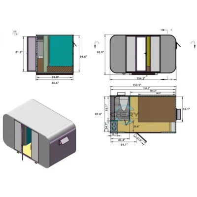 13ft Outdoor Living & Working Tiny House for Sale