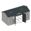 15x8 ft APEX PRO Storage Shed 07