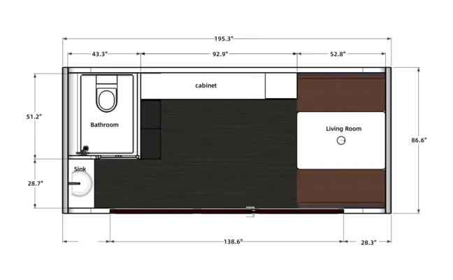 Outdoor Living and Working Tiny House