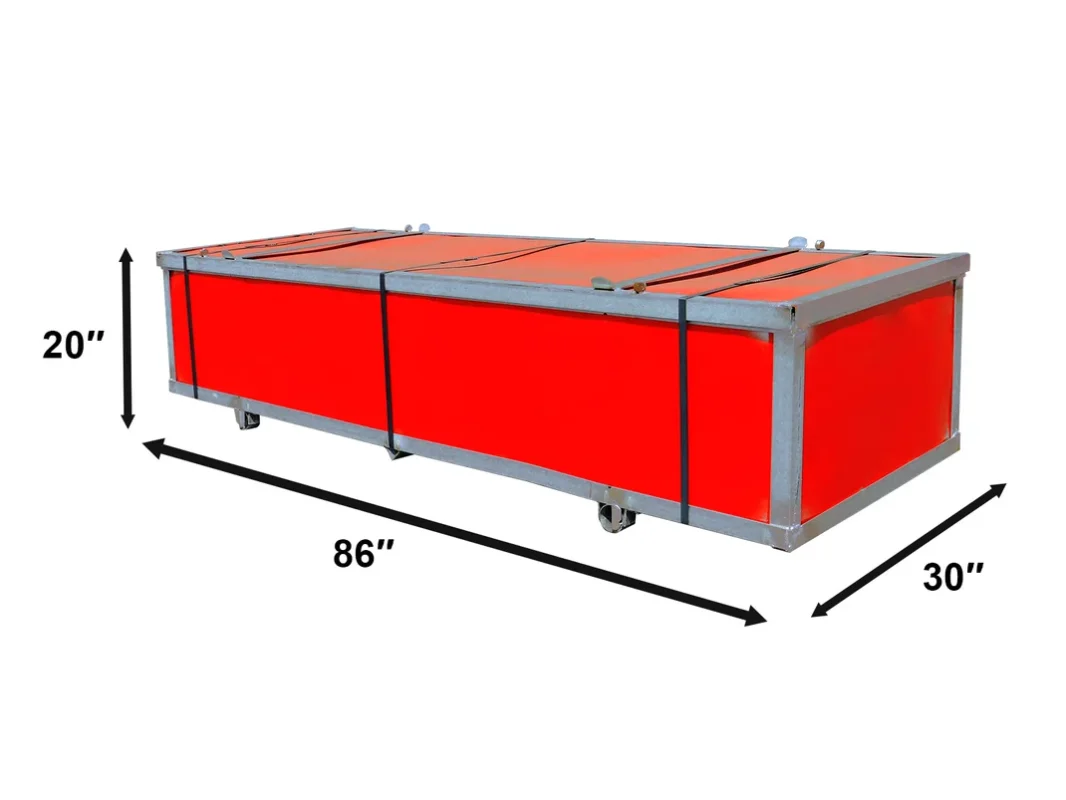W20'xL20'xH12' Single Truss Storage Shelter