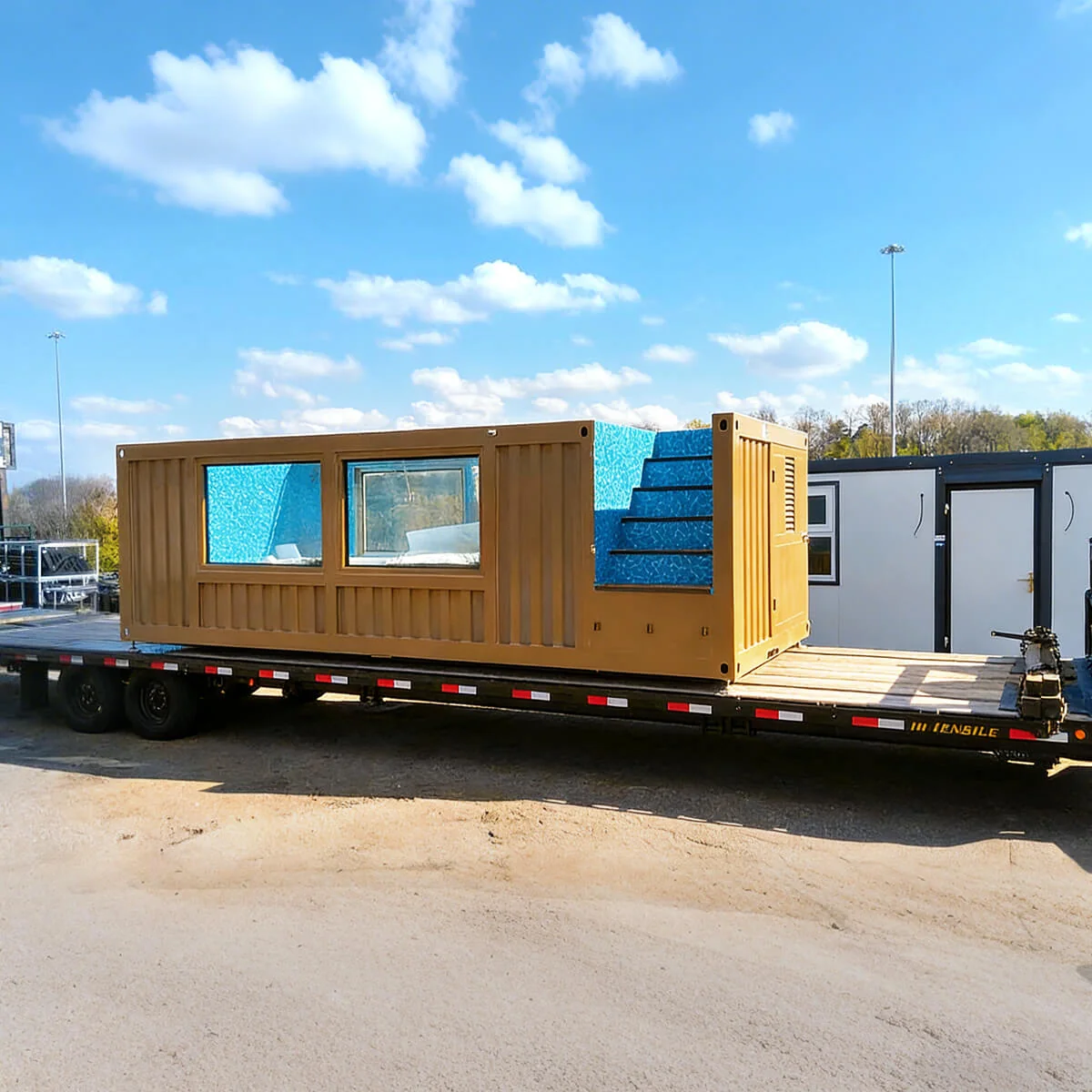 20ft Container Swimming Pool 16 20ft container swimming pool delivery