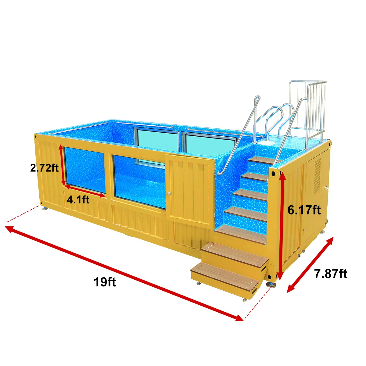 20ft Container Swimming Pool 15 20ft container swimming pool 14