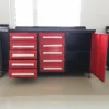 5.5ft Heavy Duty Mobile Workbench with Cabinet 10 Drawers 3 1